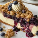 Blueberry Crumble Cheesecake