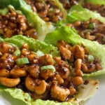 Cashew Chicken Lettuce Wraps