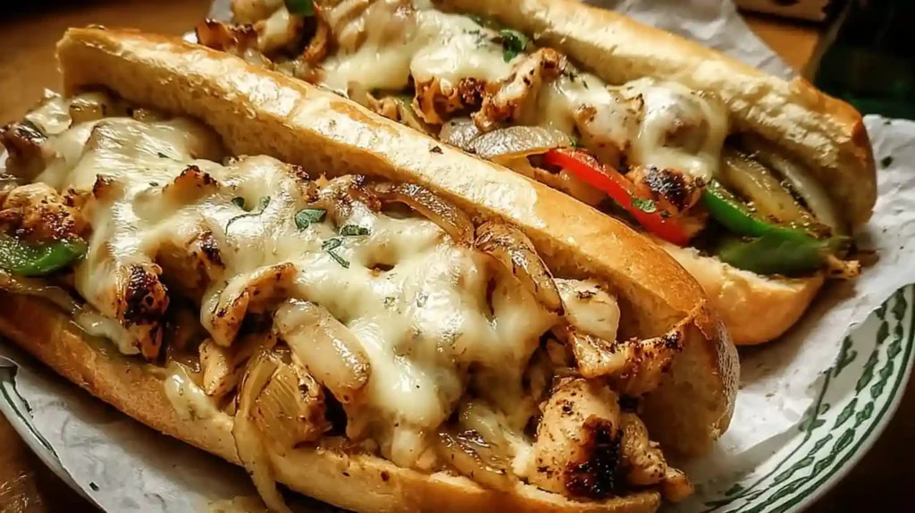 Chicken Philly Cheese Steaks