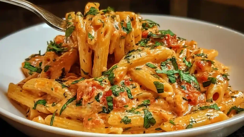 Creamy Tomato Garlic Pasta