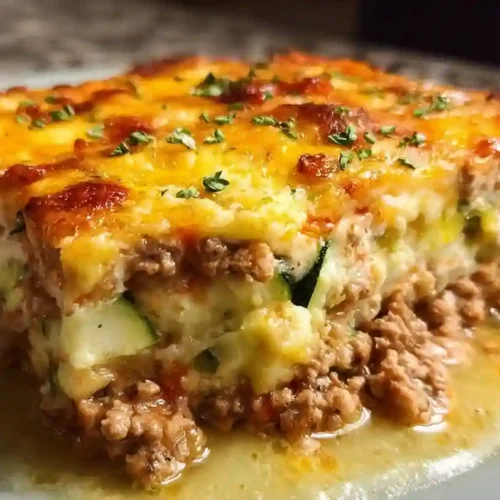 Ground Turkey Zucchini Casserole