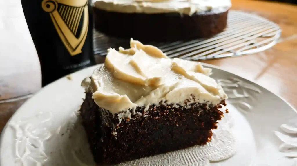 Guinness Cake with Irish Cream Frosting