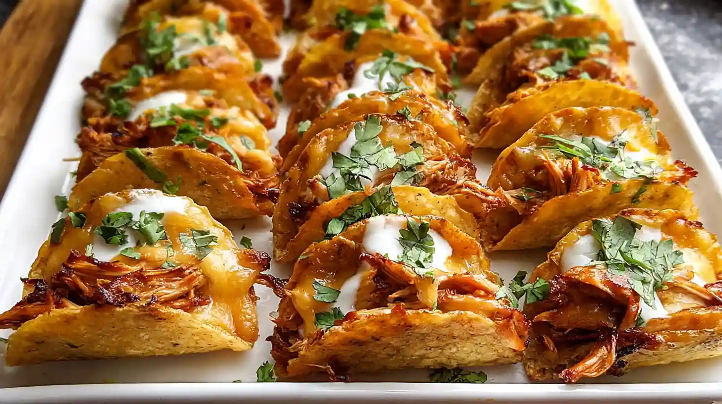 Mini Baked Chicken Tacos