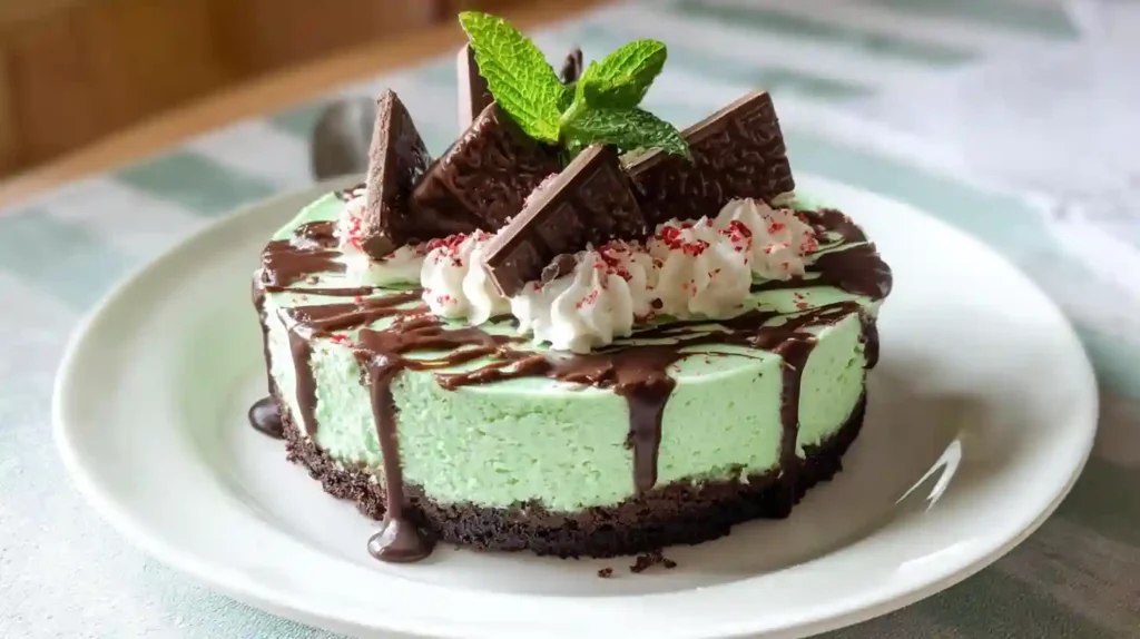 Mint Chocolate Cheesecake