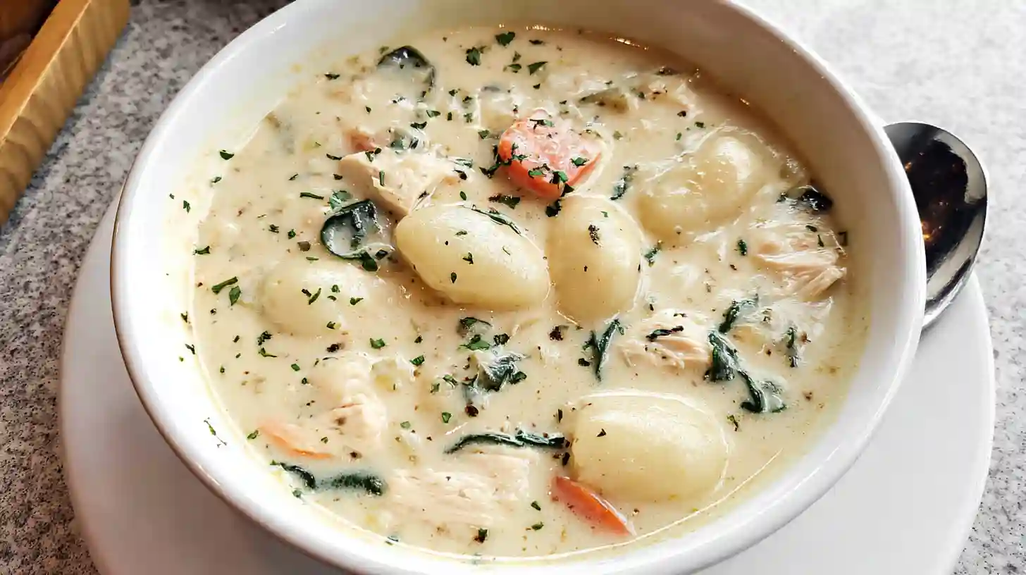 Olive Garden Chicken Gnocchi Soup