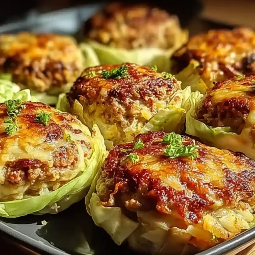 Oven-Baked Cabbage Burgers