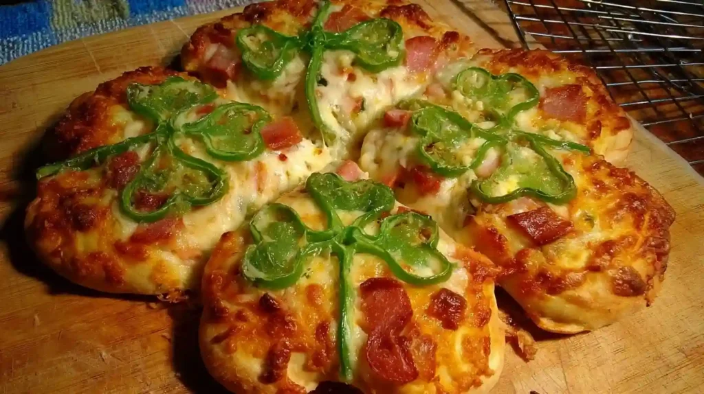 Shamrock Pizza for St. Patrick's Day