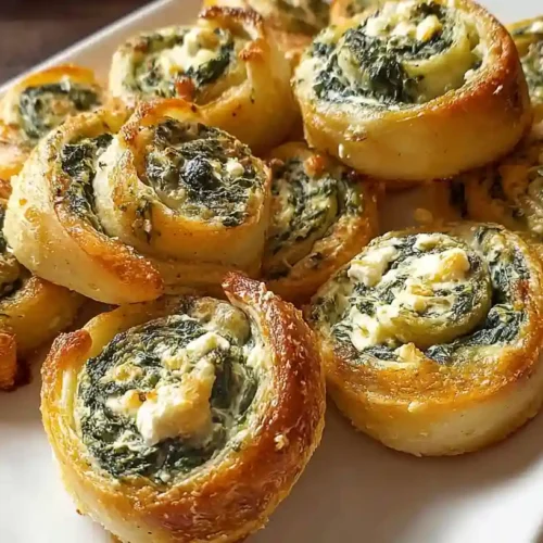 Spinach Dip in Bite-Sized Pinwheels