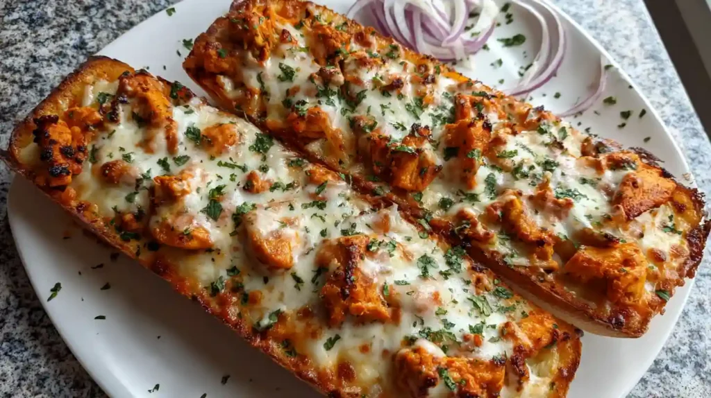Buffalo Chicken French Bread Pizza