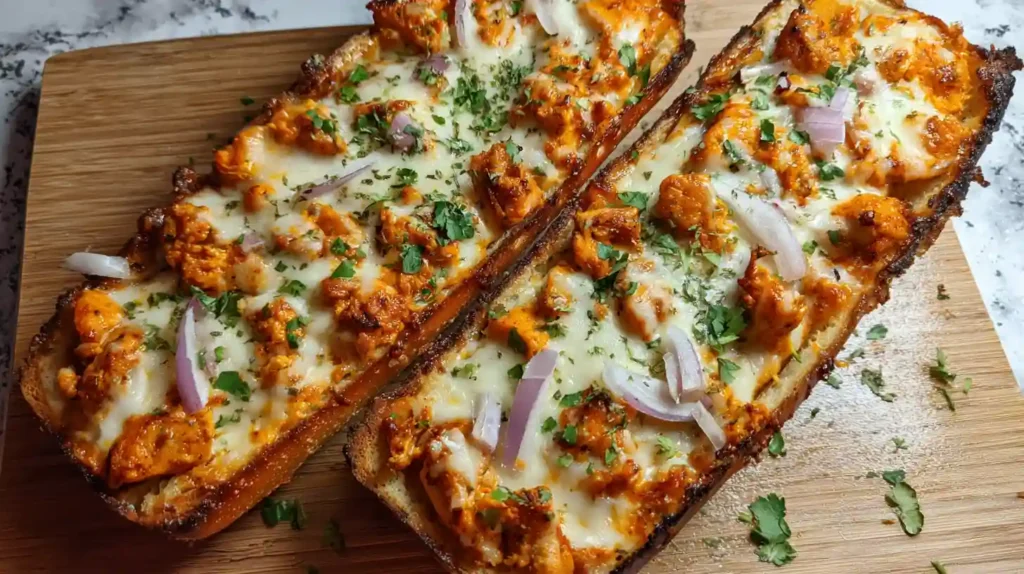Buffalo Chicken French Bread Pizza
