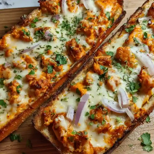 Buffalo Chicken French Bread Pizza