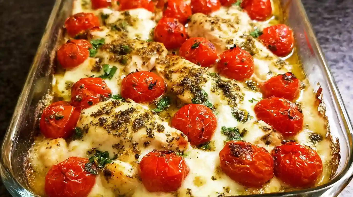 Caprese Chicken Casserole