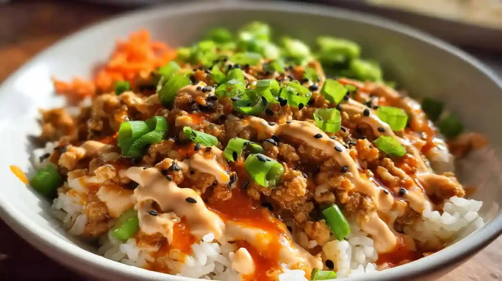 Ground Turkey Rice Bowls