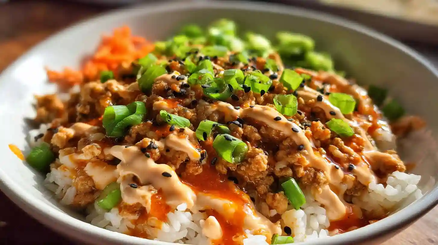Ground Turkey Rice Bowls