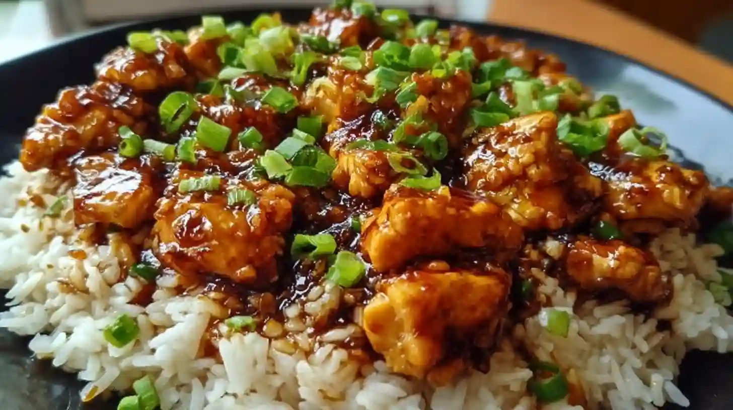 Honey BBQ Chicken Rice