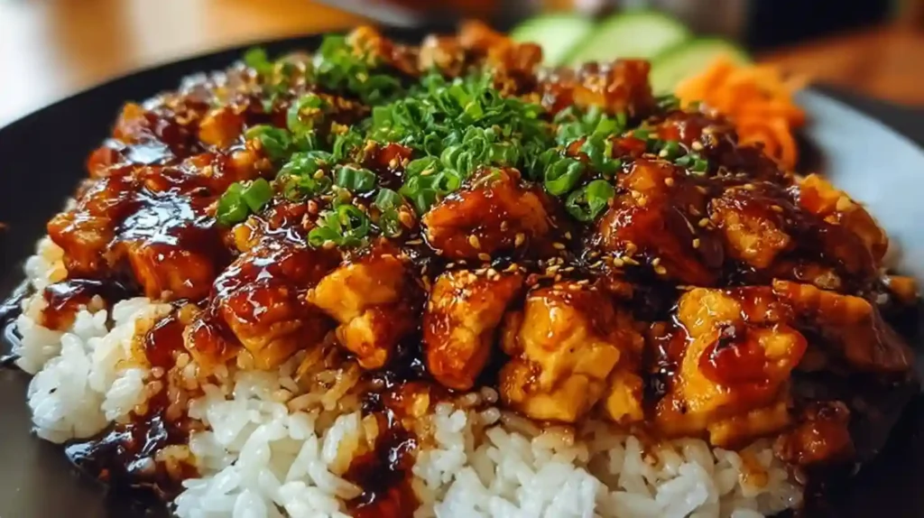 Honey BBQ Chicken Rice