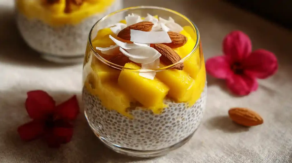 Mango Coconut Chia Pudding Recipe