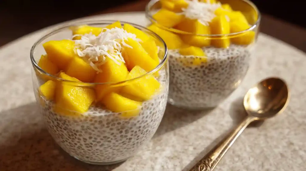 Mango Coconut Chia Pudding Recipe