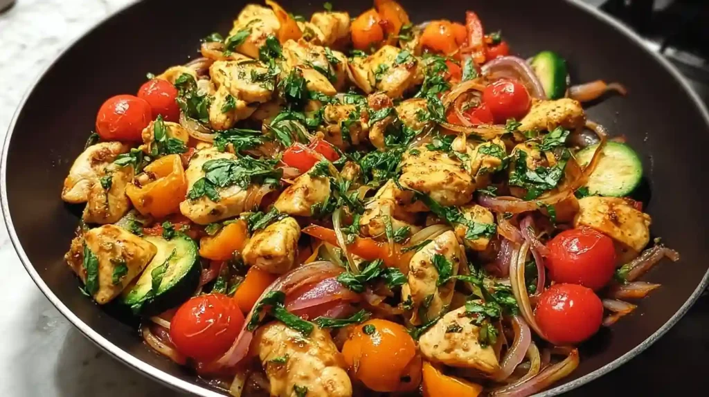 Mediterranean Chicken Stir Fry Recipe