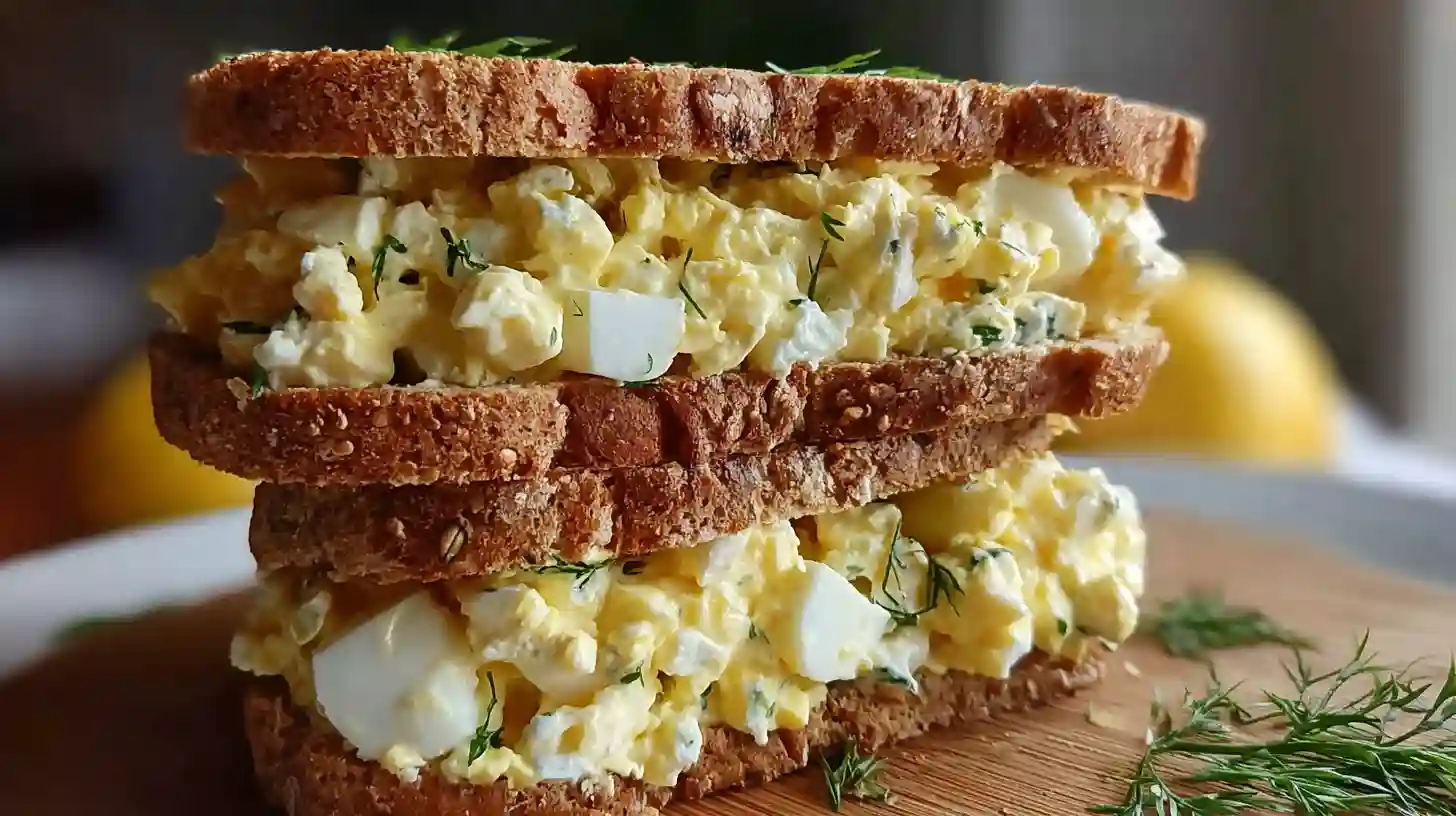 Protein-Packed Cottage Cheese Egg Salad Sandwich