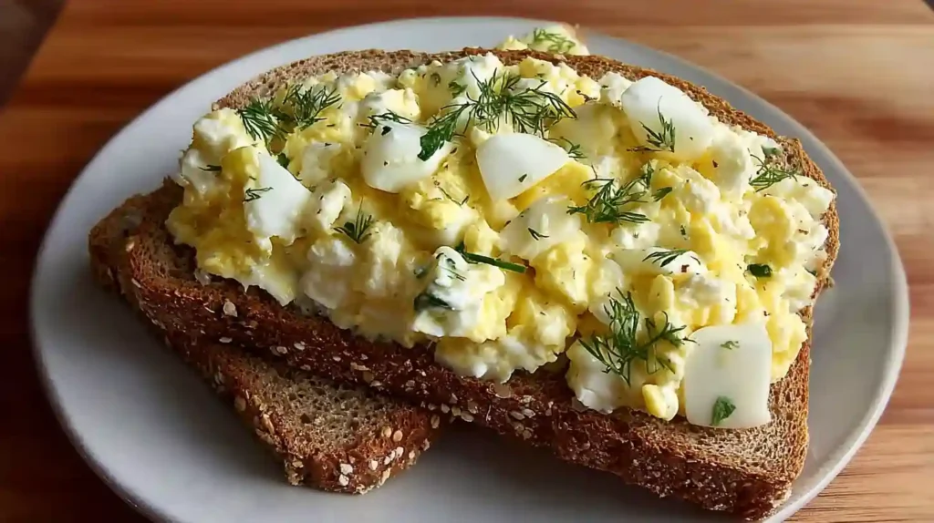 Protein-Packed Cottage Cheese Egg Salad Sandwich