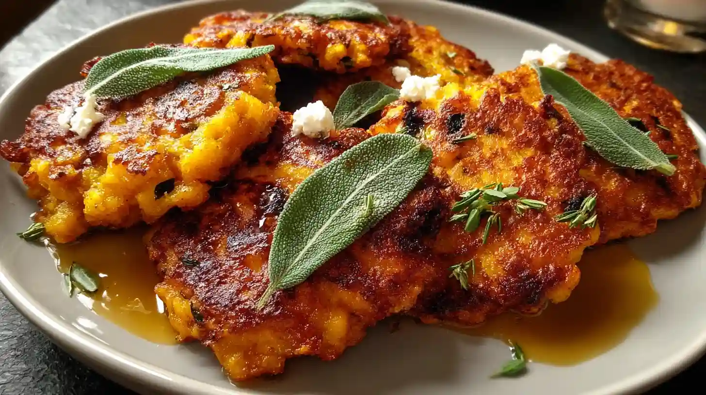 Sage Honey Pumpkin Fritters