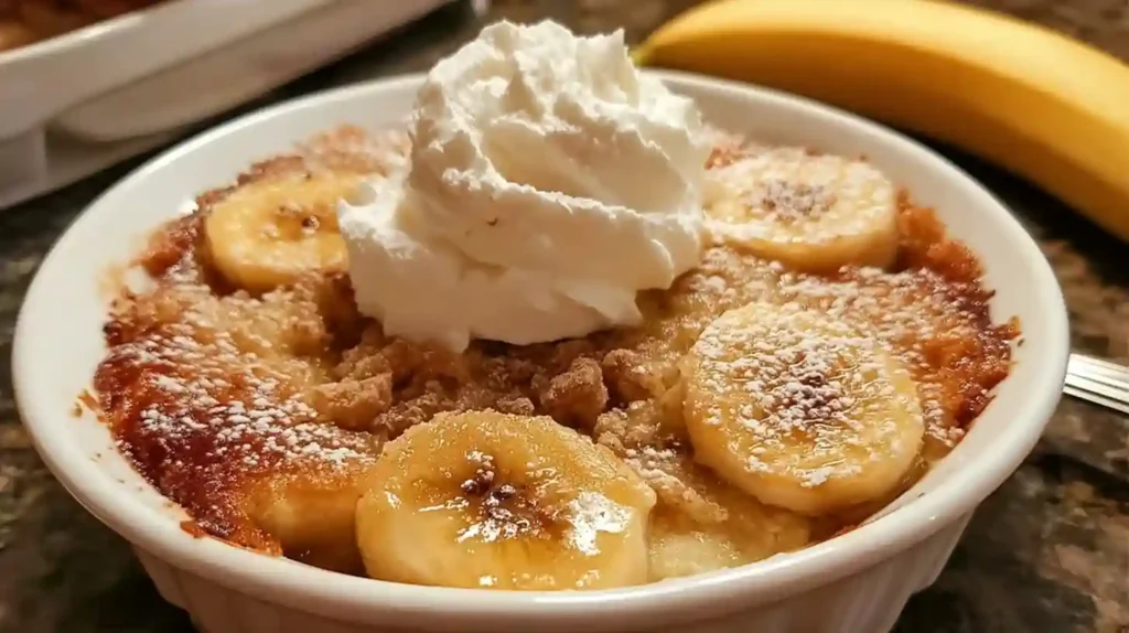 Southern Banana Cobbler Dessert