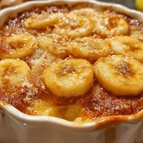 Southern Banana Cobbler Dessert