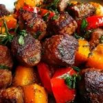 Steak Bites with Sweet Potatoes and Peppers: Easy Diabetic-Friendly Dinner Recipe