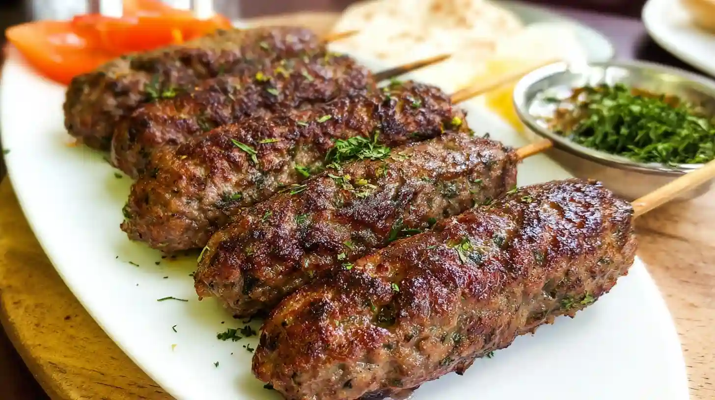 Beef Kafta Kebabs