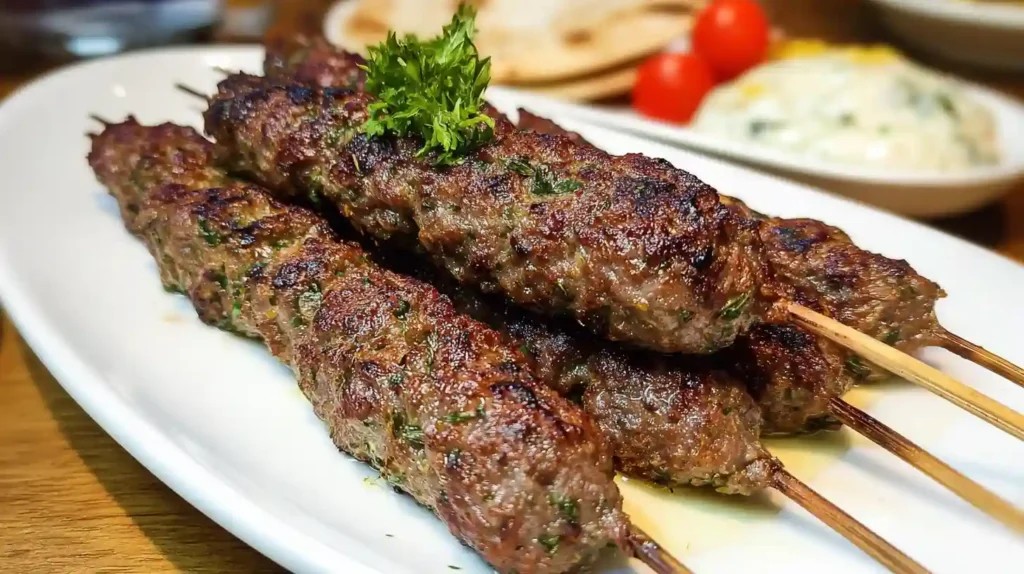 Beef Kafta Kebabs