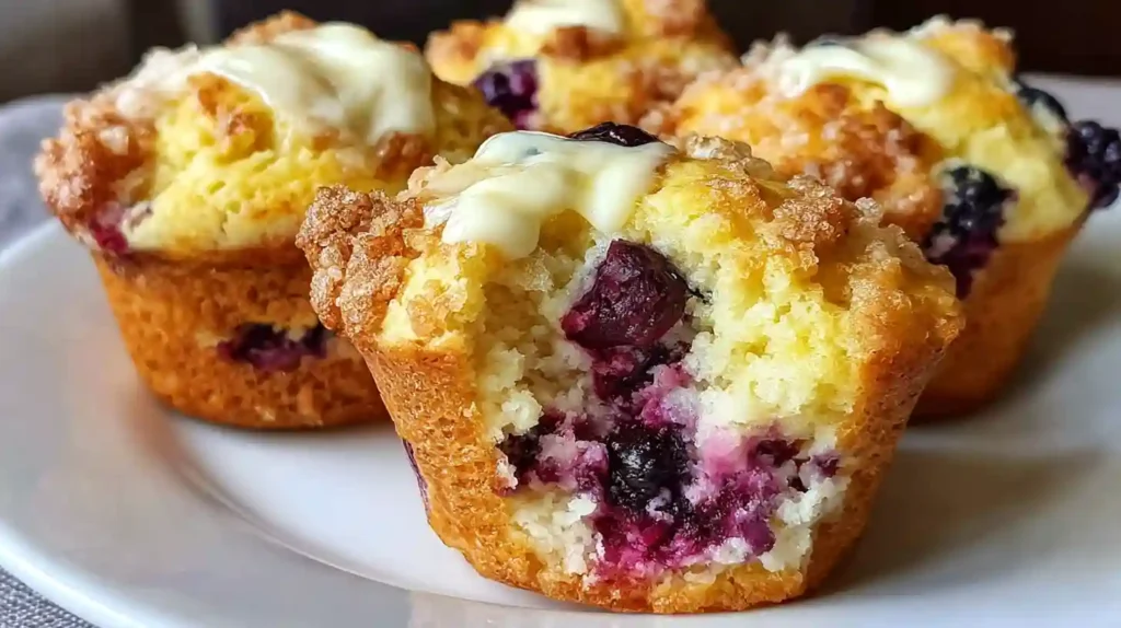 Blueberry Cream Cheese Muffins Recipe