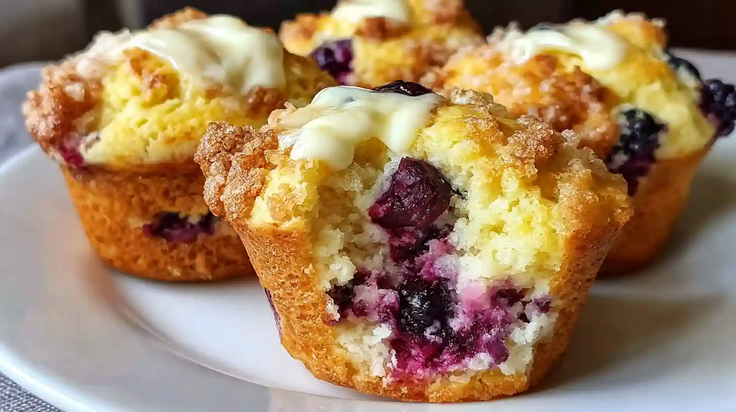 Blueberry Cream Cheese Muffins Recipe