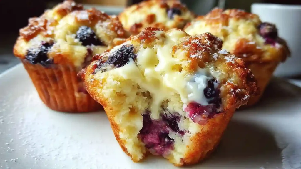 Blueberry Cream Cheese Muffins Recipe