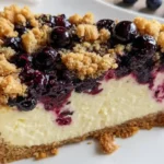 Blueberry Crumble Cheesecake