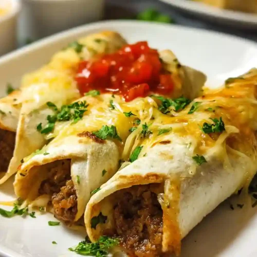 Cheesy Beef Flautas