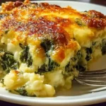 Cheesy Italian Spinach Bake