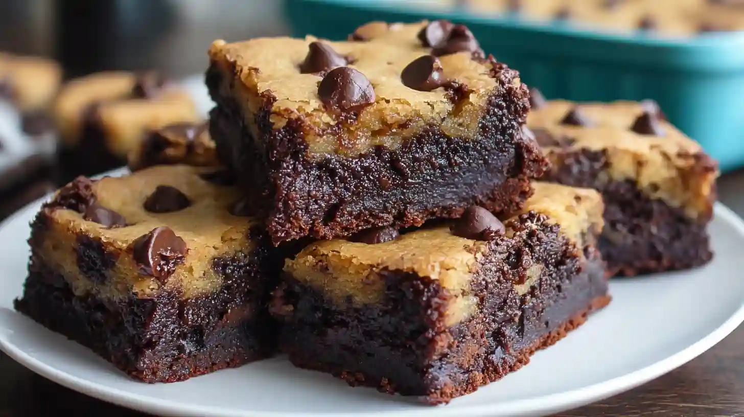 Chocolate Chip Cookie Brownies Recipe