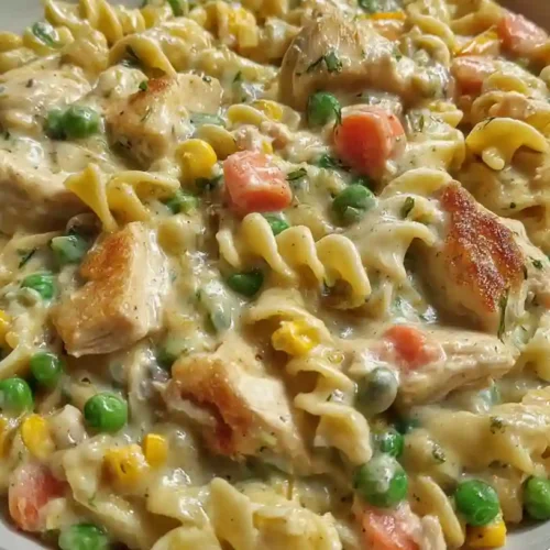 Classic Chicken Pot Pie Pasta