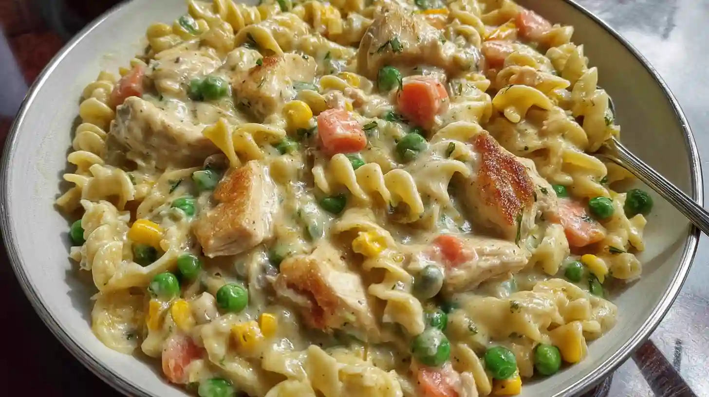 Classic Chicken Pot Pie Pasta