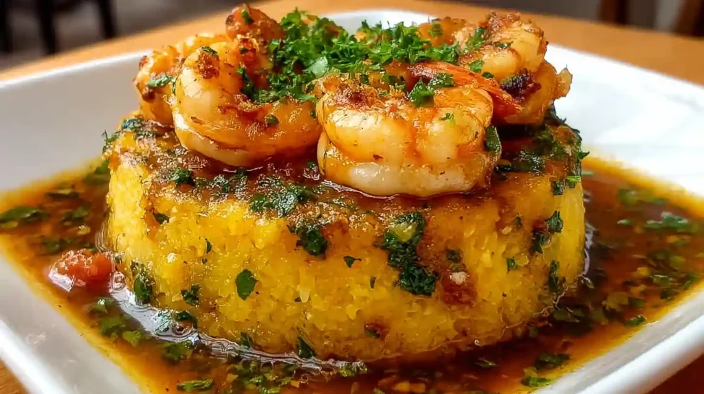 Garlic Shrimp Mofongo