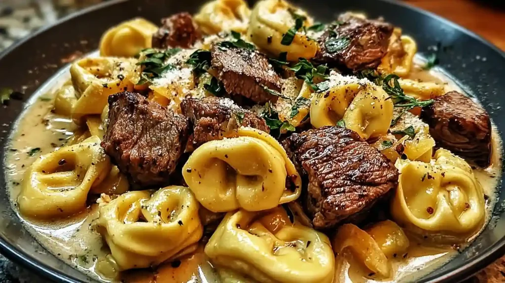 Garlic Steak Tortellini