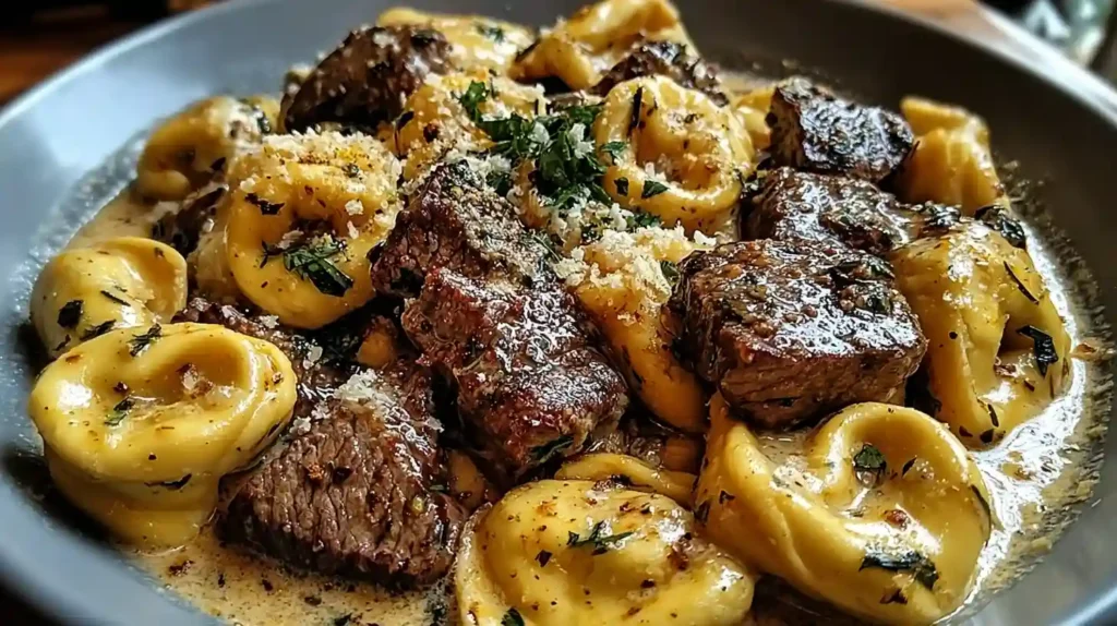 Garlic Steak Tortellini