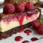 Himbeer-Brownie-Cheesecake