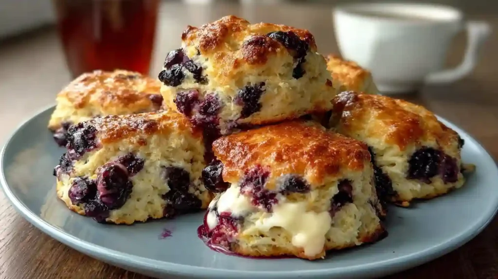 Homemade Blueberry Biscuits