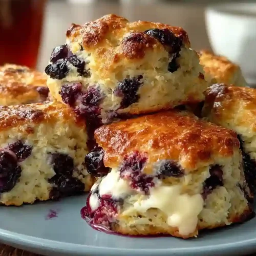 Homemade Blueberry Biscuits
