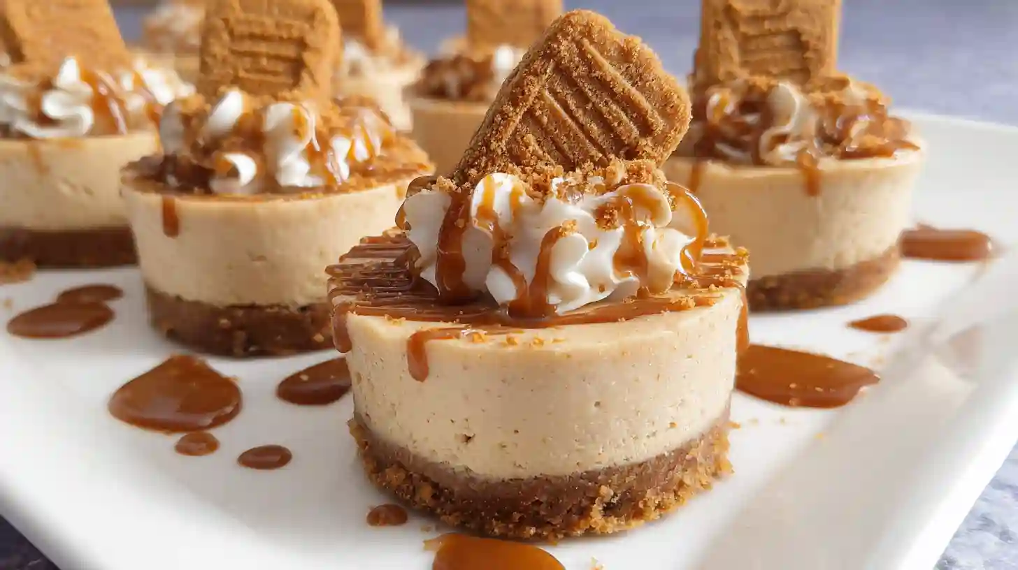 Mini Biscoff Cheesecakes