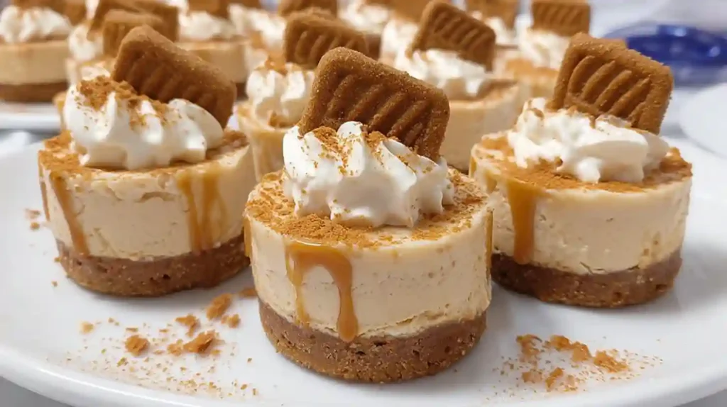Mini Biscoff Cheesecakes