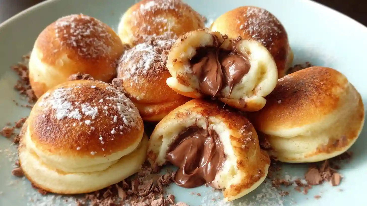 Nutella-Filled Mini Pancake Bombs Recipe