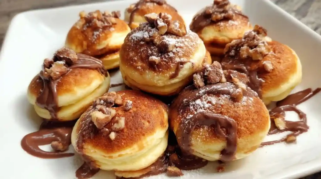 Nutella-Filled Mini Pancake Bombs Recipe